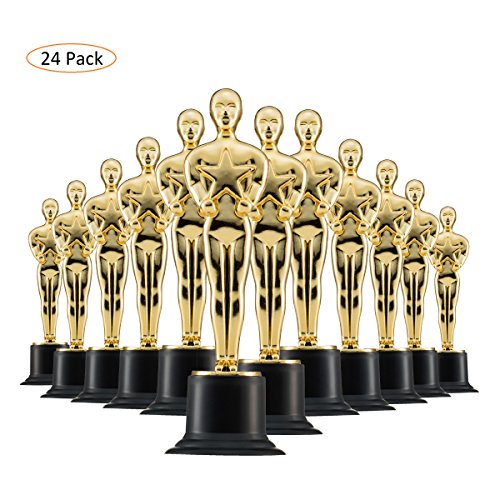 Buy 6" Gold Award Trophy with Gold Winner Medals for Award Ceremony's or Party (24 Pack) Online