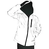 Brother Wang Night Reflective Jackets Men's Fashion Outwear Hooded Coats Windproof Couple Clothes Hip Hop Streetwear JK04