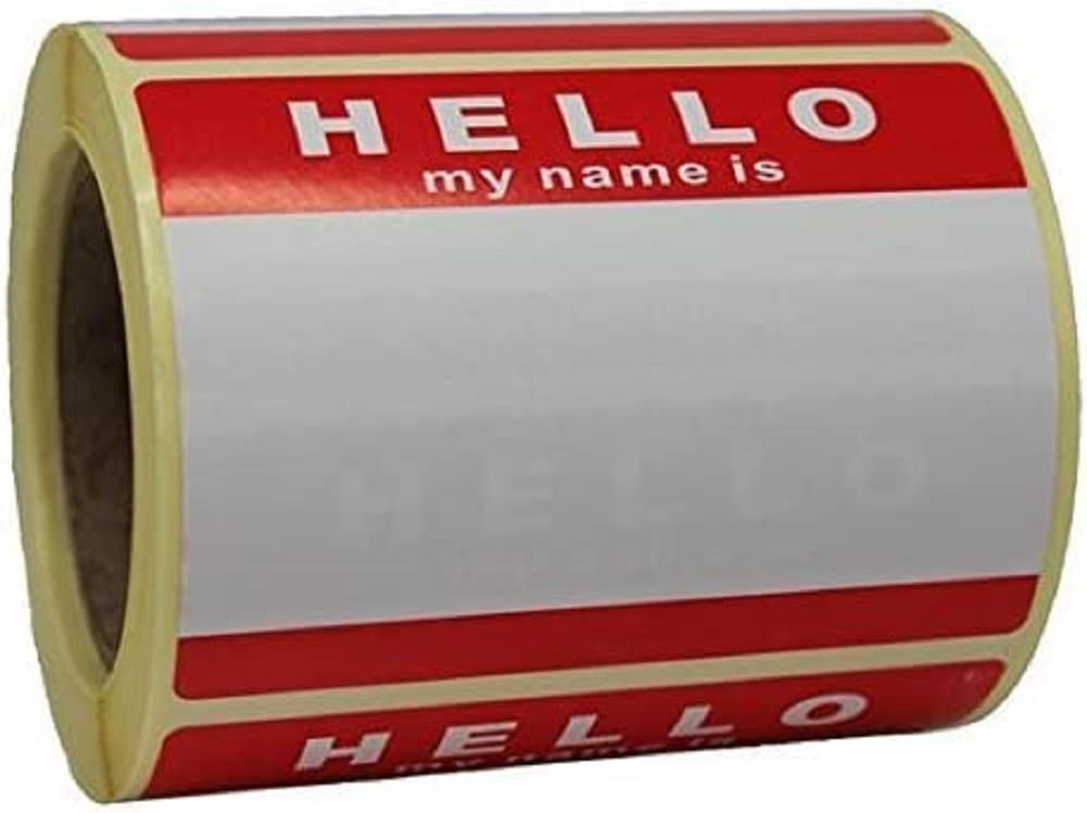 Graff-City 'Hello My Name is' Stickers (250)