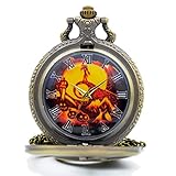 2018 The Nightmare Before Christmas Sally&Jack Dial Quartz Pocket Watch Necklace Pendant Xmas Gifts