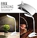 QIAYA Reading Light Lamp [TOUCH DIMMABLE] -USB Rechargeable Battery Clip LED Table Lamp For Books Bedside, Kids Best Portable Desk Study Lamp
