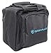 Rockville RLB90 Universal Travel Bag for 2 Slim LED Par Lights, Controller and Cables, Extra-Thick Padding, Removable Dividers, Zippered Pockets, for DJs and Mobile Entertainers