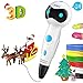 Nulaxy 3D Pen, First Robot 3D Drawing Printing Printer Pen with Voice Prompts PLA Filament Refills Automatic Feeding, Best Birthday Holiday Gifts Toys to Inspire Kids Teens Creativity