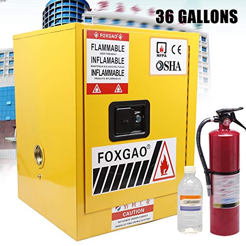 Flammable Galvanized Steel 1 Door Safety 36 Gallon 89 *
