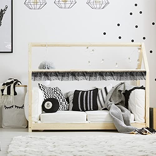 VGOODALL Black Glitter Tulle Ribbon Sparkling Tulle Rolls, 5 Yard Mesh lace Ribbon for Wedding Decoration Gift Wrapping Tutu Skirt DIY Arts and Crafts