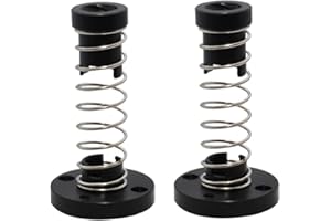 HOCENWAY 2-Pack Z Axis Trapezoid Motor Screw Nut T8 Lead Screw POM Anti Backlash Nut Compatible with Prusa i3 MK2S MK3 MK3S MK2.5 MK2.5S 3D Printer Spring Loaded Elimination Gap Nuts