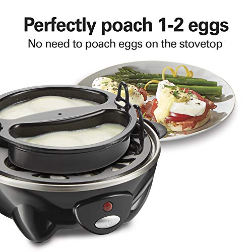 Hamilton Beach 3in1 Electric Egg Cooker for Hard Boiled Eggs, Poacher