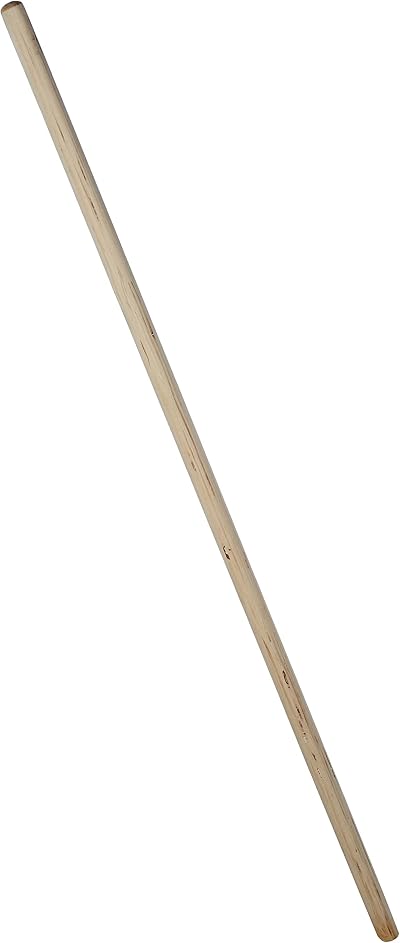 Faithfull Wooden Broom Handle 48in 1-1/8in Diameter Faithfull