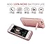 Kattiettery PowerCase-iP7Plus-RSGLD-01 Battery Charger Case For iPhone 7 Plus/6S Plus/6 Plus, Portable Charger Rechargeable External Battery Pack Charging Cases For iPhone 7/6S/6 Plus, 4000 mAh - Rose Gold