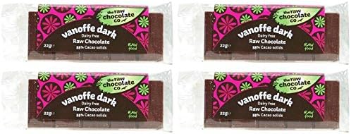 (4 Pack) - The Raw Chocolate Company - Vanoffe Dark Raw Choc Bar | 22g | 4 Pack Bundle