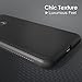 MoKo Google Pixel 3 Case, Lightweight Shockproof Protective Phone Cover, TPU Bumper Edge Twill Phone Case for Google Pixel 3 - Black