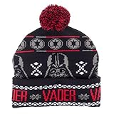 Star Wars Darth Vader Fair Isle Pom Beanie