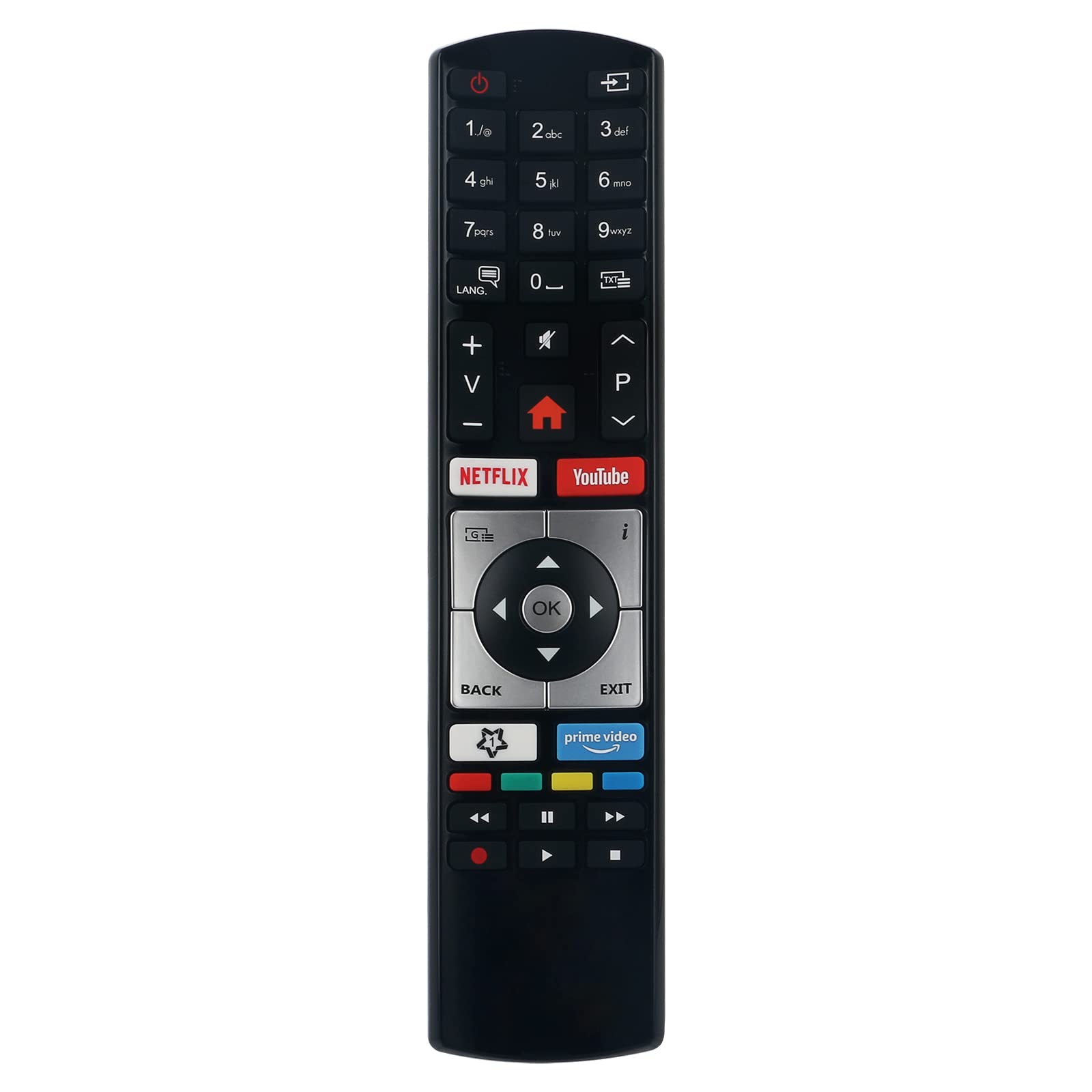 VINABTY New RC4318P / 30101761 TV Replacement Remote Control Compatible with TELESTAR 30101761/RC4318P Remote Control
