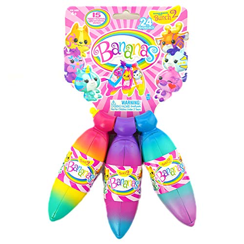 Bananas Collectible Toy 2-Pack Assorted Scented Bunch Series 2 Season 2 (Styles Inside Each May Vary) with 2 GosuToys Stickers