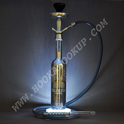 Belvedere Limited Edition Chrome 1.75L Bottle Hookah