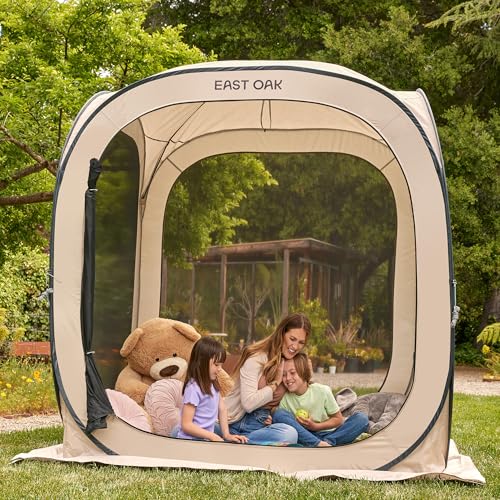 East Oak 6x6 FT Pop Up Screen Tent with Mosquito Net & UV Protection, Instant Portable Gazebo for Patio & Camping image 25