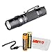 Fenix LD12 320 Lumens EDC LED Flashlight with Fenix Rechargeable Battery and LumenTac Battery Organizer