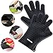 GDEALER Silicone Gloves - Meat Claws - Heat Resistant Grilling Oven Gloves Mitts Set BBQ Cooking Gloves with Meat Shredder and Silicone Basting Brush for Cooking, Grilling, Baking, Barbecue