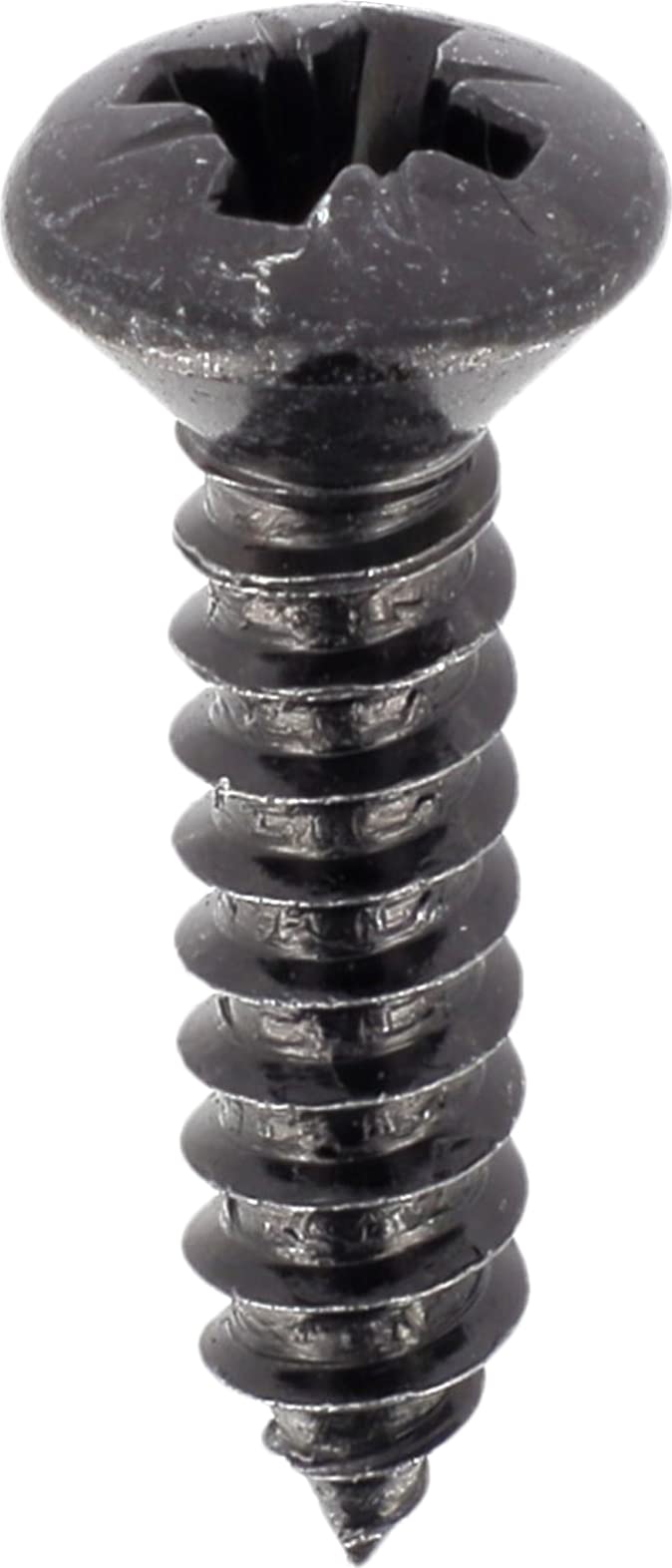 Pozidrive Pan Head Countersunk Screws 4.2 mm x 19 mm, DIN 7983, Zinc Black, Pack of 45