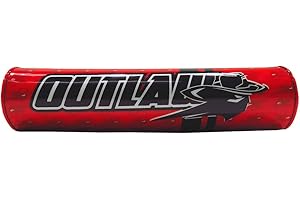 OUTLAW RACING PRODUCTS Outlaw Racing Bike Handlebar Pad Cushion for Crossbar - Fits Atv'S Motorcycles and Dirt Bikes – Handlebar Protector Pad – Approx. 8.9-Inch-Long Red