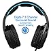 Sades SPIRITWOLF USB Version 7.1 Surround Sound Stereo Gaming Headset Headphones with Microphone, Over Ear, Noise Reduction, Volume Control, LED Light for PC Computer Gamers(Black Blue)thumb 2