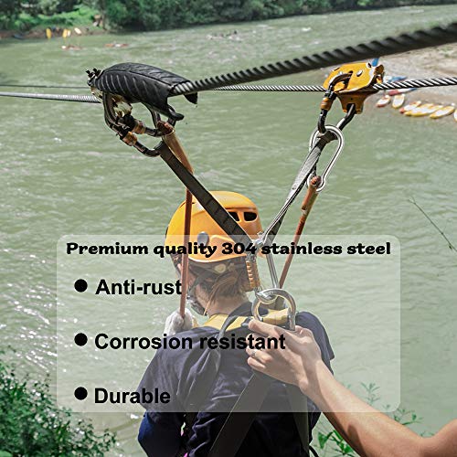 Rtudan-4-Inch-Spring-Snap-Carabiner-Hook-304-Stainless-Steel-Snap-Hook-Fit-for-GymCampingTraveling-Large-Carabiner-Clip-Set-of-4