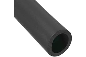 HEYLEAYAR Pipe Insulation Foam Tube 1"ID,3.3ft Length Heat Insulated Pipe,High Resilience Rubber Pipe Insulation for Heat Preservation Handle Grip,Black