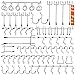 Navseek 7533H Pegboard Hooks and Organizer Assortment - 62Pcs Peg Hook Organization