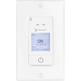 Intermatic ST700W Ascend 7-Day in-Wall Programmable Timer, White | Automatic Astronomic Control with Intuitive Setup and Modern Sleek Styling for Indoor Lighting Scenes