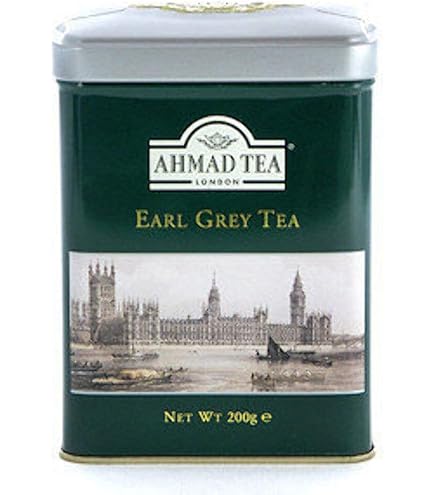 Amazon.com : Ahmad English Tea No.1 in Tin 7oz/200g : Black Teas