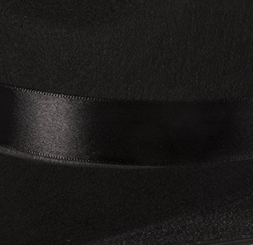 Black Fedora Gangster Hat Costume Accessory - Pack of 2