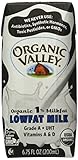 Organic Valley 1% Aseptic Milk, Single Serve - White - 6.75 oz. - 12 Pack