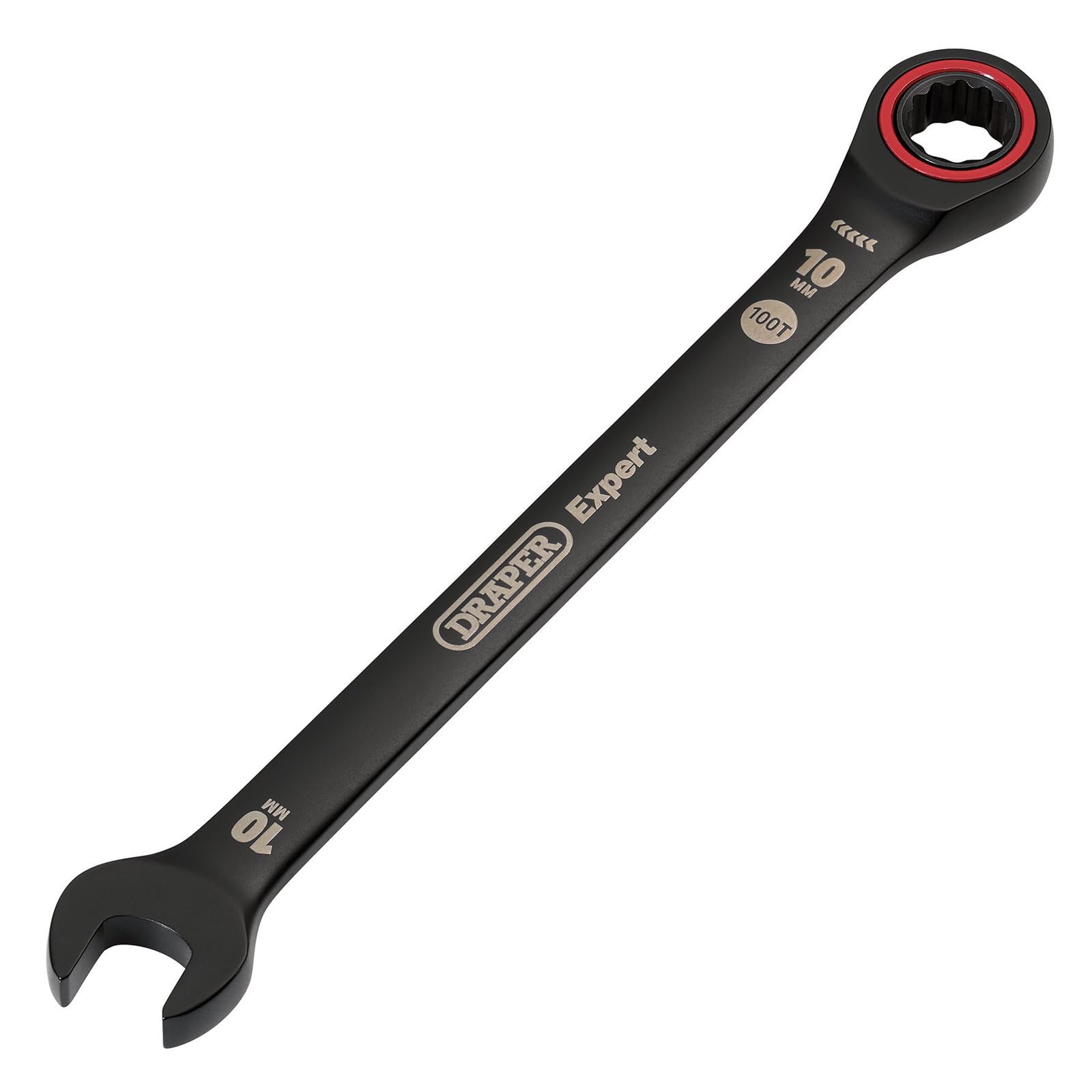 Draper Expert HI-TORQ Combination Ratchet Spanner | 10 mm Dual Sided 12 Point Hand Tools | 03881