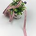 Red Gingham Ribbon Woven Edge Checkered Craft 25 Yards Ribbon Roll, 3/8 Inch Wide