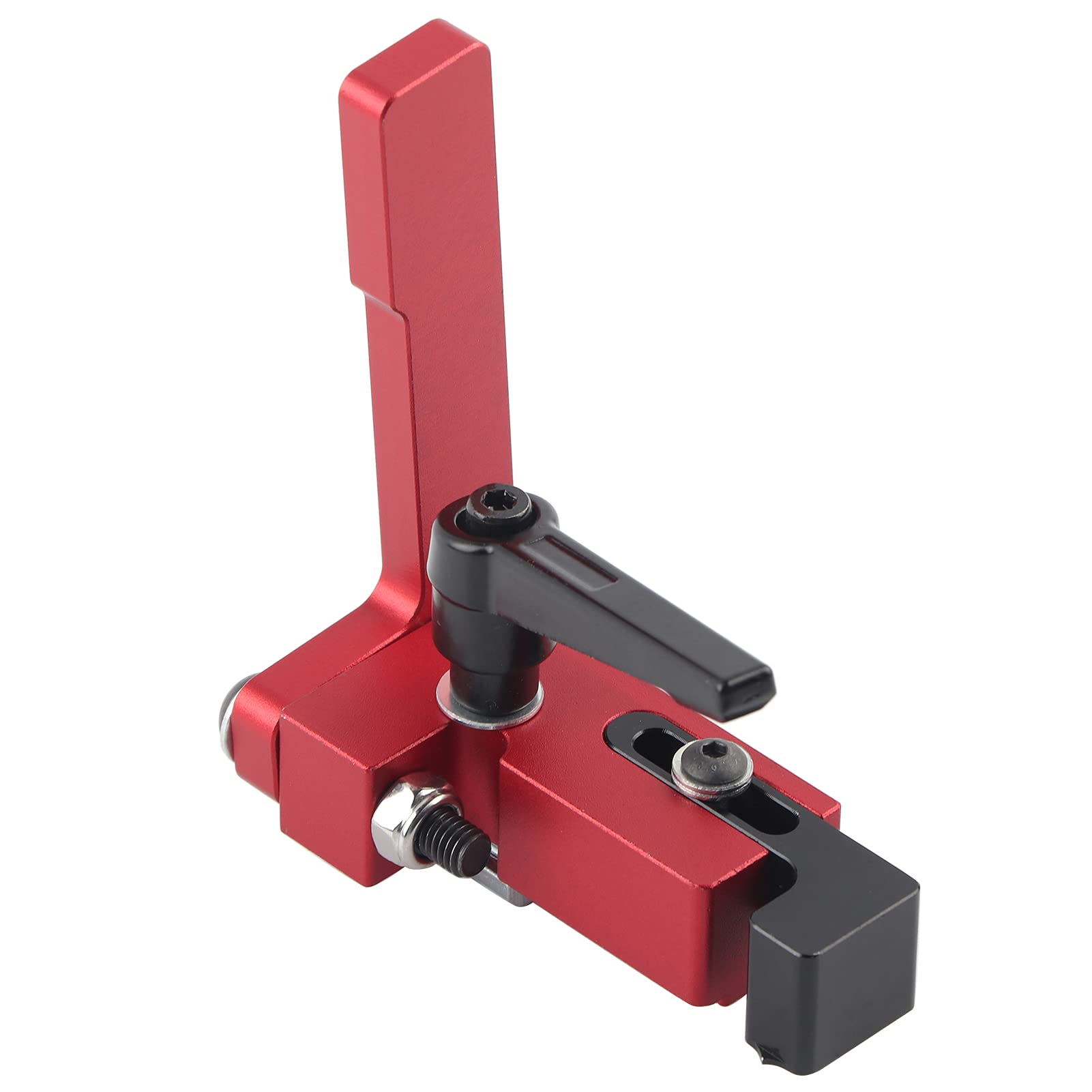 Type-75 Woodworking Tool Mitre Track Track Stop t-Nut Device Precise Length Limit Woodworking Tool Miter Limit Red