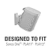 Sanus Adjustable Sonos Wall Mount for Sonos One, Play:1, Play:3 - Tool Free Tilt & Swivel Adjustments for Best Audio - Pair (White)