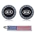 3Inc Tough Car Logo Vehicle Travel Auto Cup Holder Insert Coaster Can for KIA All Models