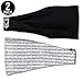 MUV365 Headbands for Women | Workout, Running, Yoga, Wide Sports Head Bands | Headband Protects with UPF 50+, Keeps Sweat from Dripping in Eyes & is Non-Slip