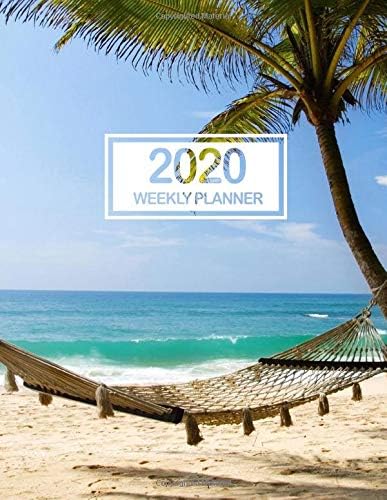 2020 Weekly Planner: January 2020 to December 2020 Weekly and Monthly Planner with One Year Daily Agenda Calendar, 12 Month Tropical Island Cover ... Quotes, Holidays, Notes & Vision Board Paperback – 14 Oct 2019