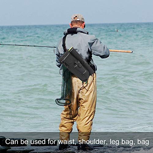 Caiqinlen Juli Geschenk Angelgerätetasche, langlebige, robuste 600D OxfordStoffAngeltasche, zum Entladen von… – Bild 7