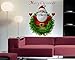 Christmas Windows Stickers Wall Stickers, 3D Santa Claus Merry Christmas Decoration Removable Wall Sticker Festive Children Decor Holiday Door Window Decoration