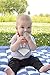 Tickles & Wiggles Organic Cotton Bandana Baby Bibs for Teething, Drool, Food - Shower Registry Gifts for Infants, Teether, Adjustable Snaps, Pacifier/Toy Tether
