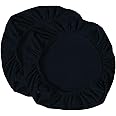 Sunnyway Stretchable Office Chair Seat Cover 2 Pack, Elastic Desk Chair Cover Washable Computer Chair Slipcover Protective Spandex Seat Cushion Cover