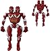 Fortitude - 8x Real Steel Atom Midas Noisey Boy Zeus 13cm PVC Action Figure Set