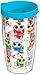 Tervis Colorful Woodland Owls Made in USA Double Walled Insulated Tumbler Travel Cup Keeps Drinks Cold & Hot, 16oz, Classic