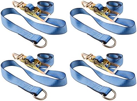 Side Mount Wheel Net with D-Ring and J Hook Ends 2" x 12' - Four Pack