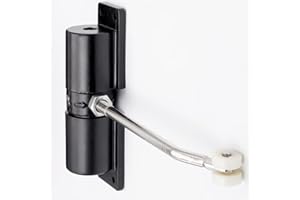 AISENDER Automatic Door Closer Quiet and Safe Spring Door Closer, Adjustable Tension Door and Easy Install Auto Door Closer for Self-Closing, Perfect for Home Use(White)