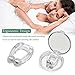 Anti Snoring Devices,Snoring Solution Silicone Magnetic Anti Snore Transparent Silicone Stop Snoring Device Silicone Nose Clip Tools Professional Relieve Snore Mini Comfortable Sleep(4 Pack)