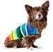 Dog Clothes - Handmade Dog Poncho from Authentic Mexican Blanket by Baja Ponchos (Blue, Small)