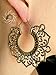Brass Earrings - Brass hoops Earrings - Tribal Earrings - Gypsy Earrings - Ethnic Earrings - Brass Jewelry - Tribal Hoops - Ethnic Hoops